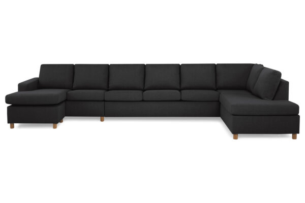 Crazy U-sofa XXL Divan Venstre - Antrasitt