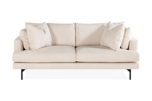 Menard Dyp 3-seters Manchester Sofa 205 cm bred - Beige / Natur / Lys