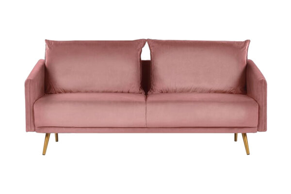 Maurana 3-seters Sofa - Fløyel/Rosa