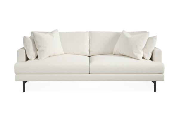 Menard Dyp 4-seters Sofa 225 cm bred - Beige / Hvit