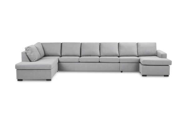 Crazy U-sofa XXL Divan Høyre - Lysegrå