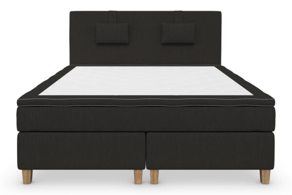 Superior Lyx Komplett Sengepakke 160 cm Svart - Eikeben