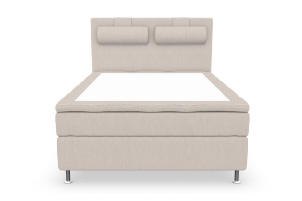 Superior Lyx Komplett Sengepakke 140 cm Beige - Sølvben