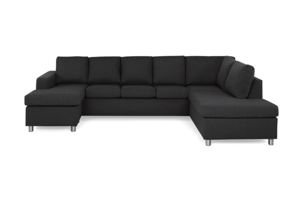 Crazy U-sofa XL Divan Venstre - Antrasitt