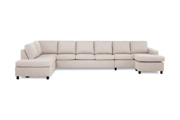 Crazy U-sofa XXL Divan Høyre - Beige