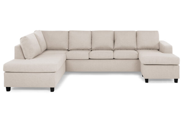 Crazy U-sofa XL Divan Høyre - Beige