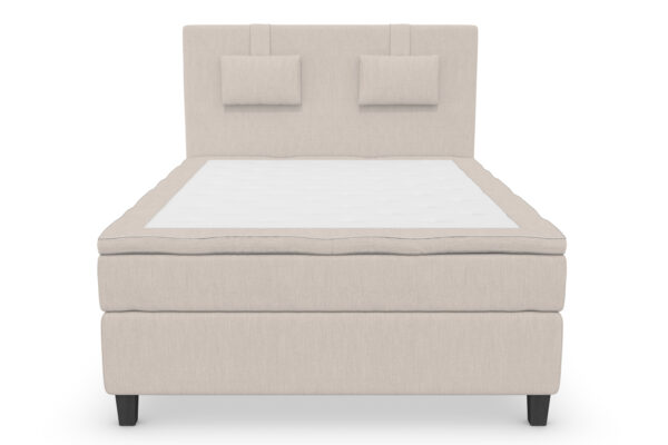 Superior Lyx Komplett Sengepakke 120 cm Beige - Svarte Ben