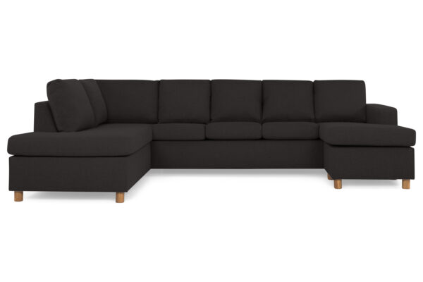 Crazy U-sofa XL Divan Høyre - Antrasitt