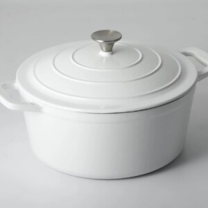 Cs Solingen Xanten støpejernsgryte hvit - 26 cm| jerngryte