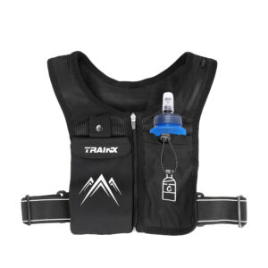 TrainX løpevest med mobilholder og drikkeflaske