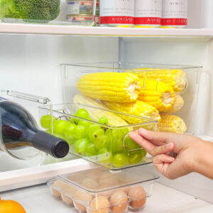 Kimola oppbevaringsbokser startpakke til kjøleskap 7 deler