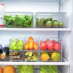 Kimola oppbevaringsbokser til mat 6 pakning