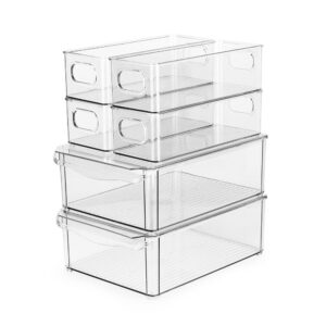 Kimola oppbevaringsbokser til mat 6 deler