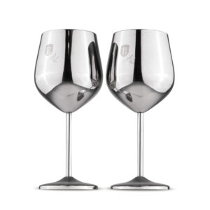Berlinger Haus vinglass 2 pk sølv